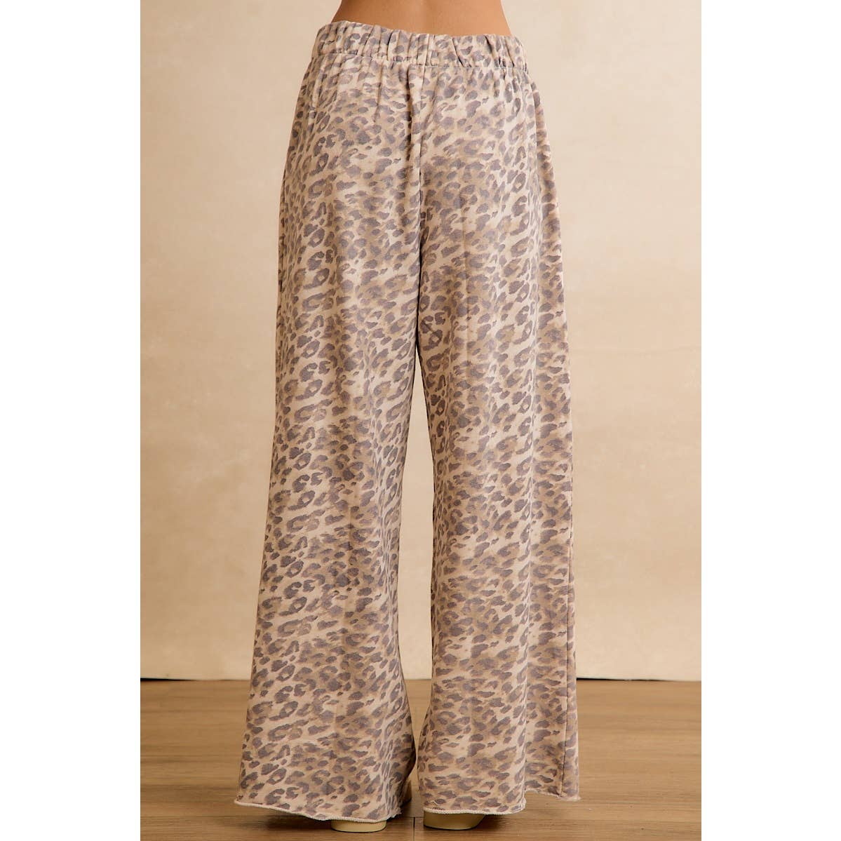 Charlie Leopard Print Wide Leg Pant