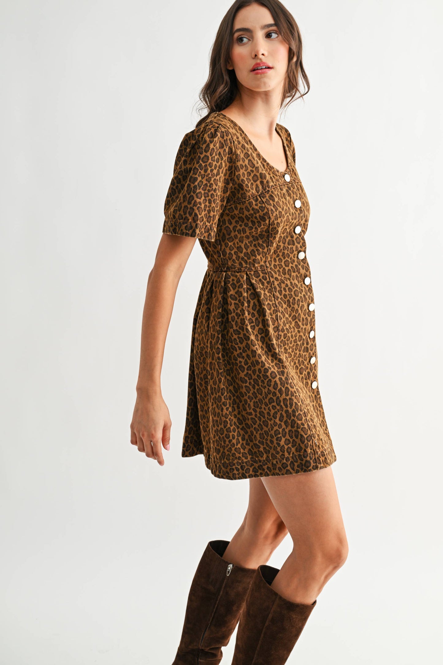 Charmaine Cheetah Dress