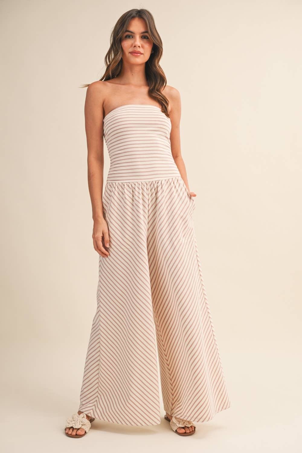 Kenzie Striped Jumpsuit*