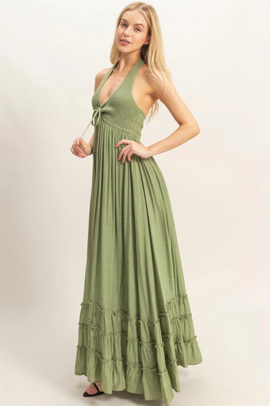 Amy Halter Dress (Five Colors)