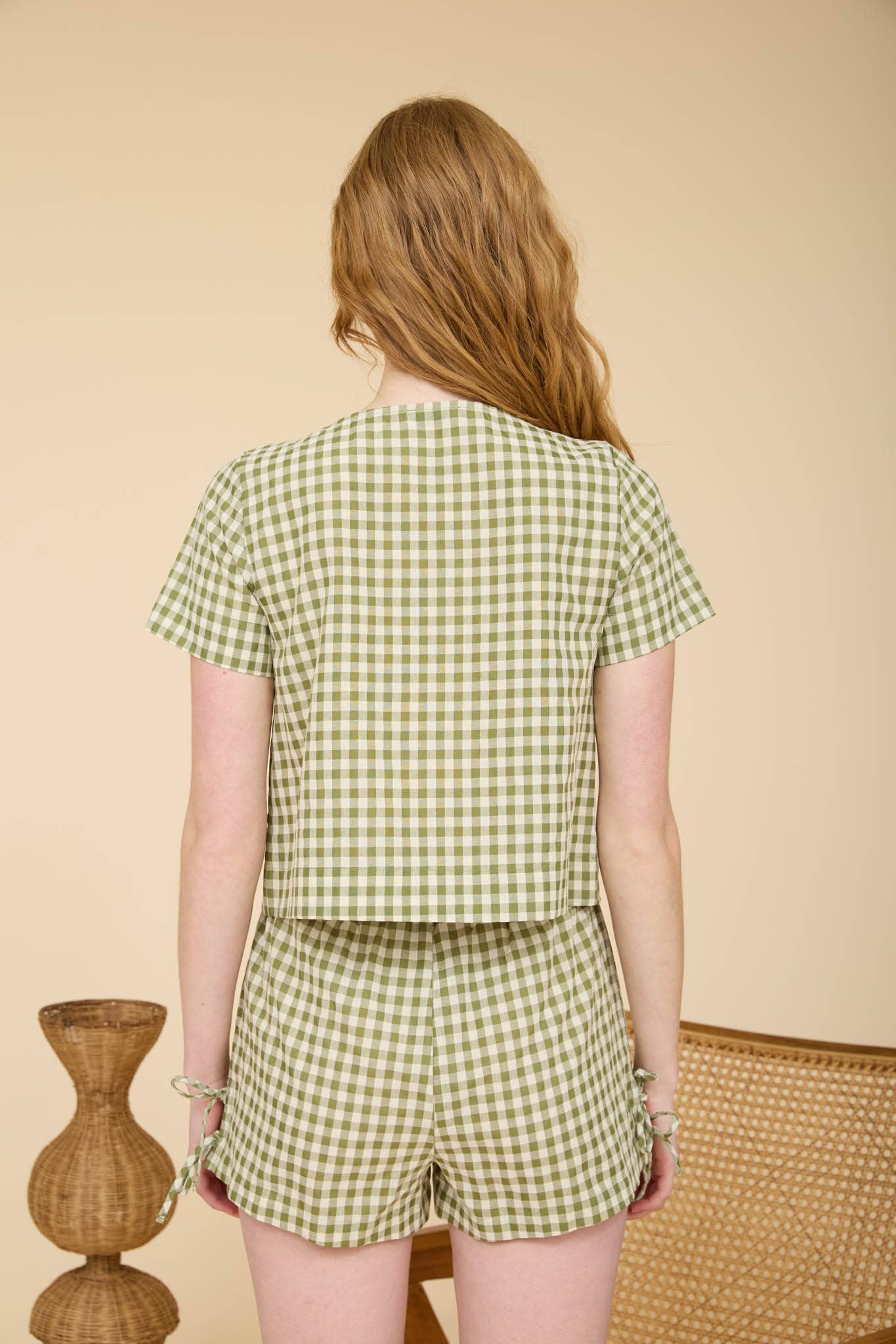 Abbie Tie Front Top