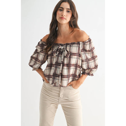 Kaye Plaid Blouse