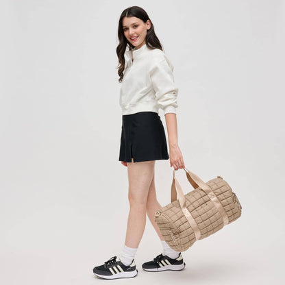 Ty Quilted Puffer Nylon Duffel