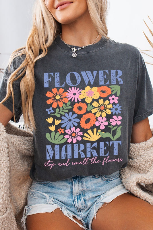 Flower Market Graphic Tee