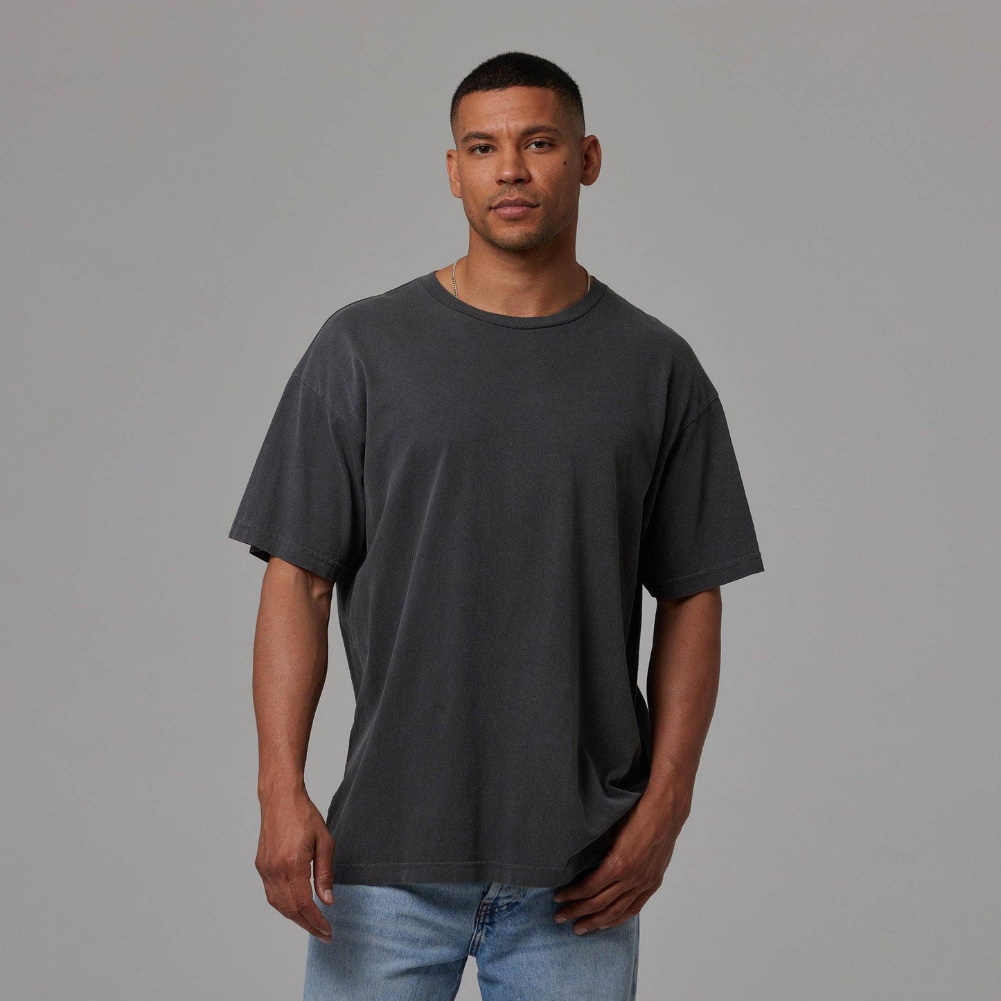 Mens Dropped Shoulder Tee