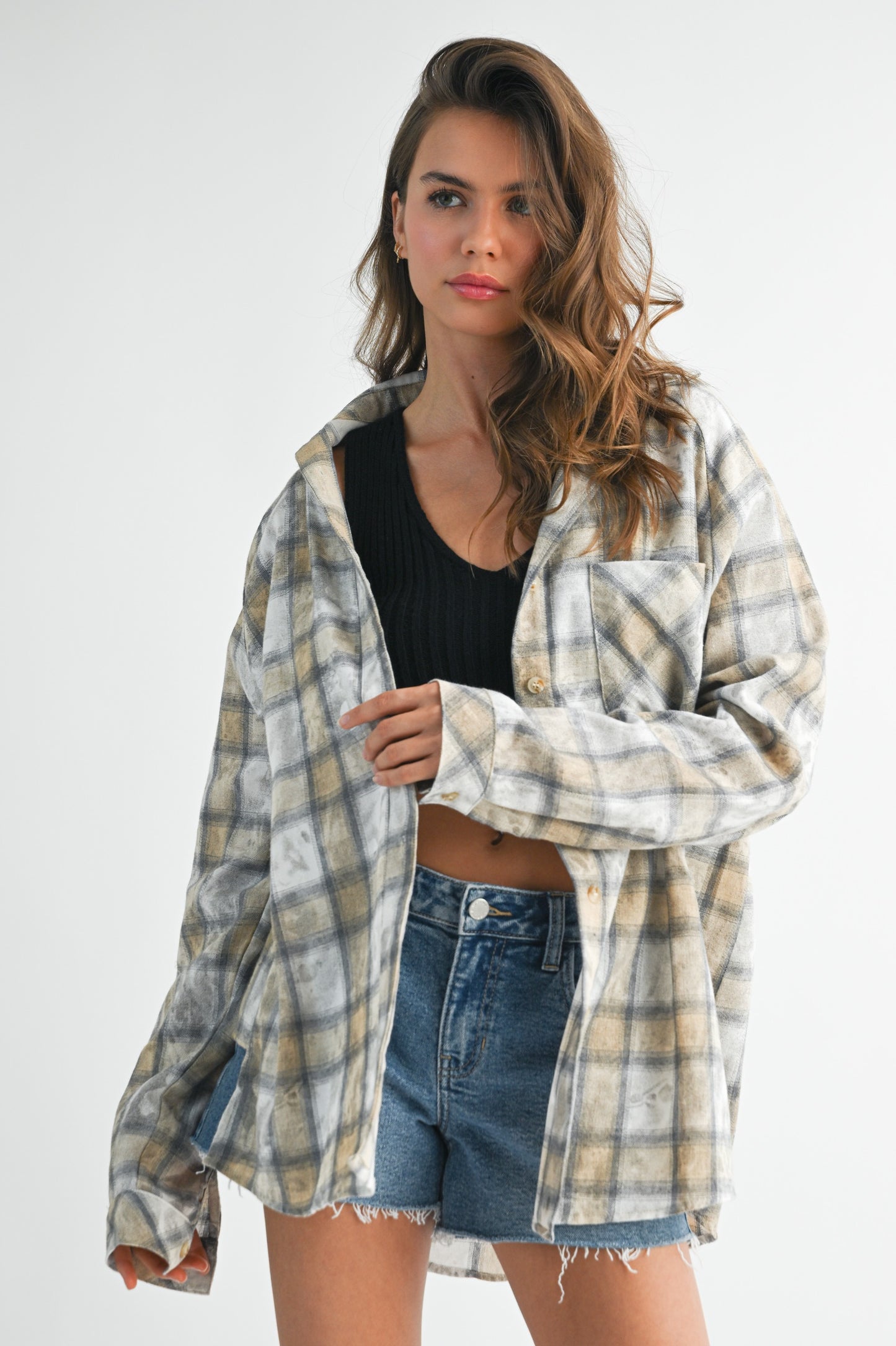 Laura Plaid Washed Flannel