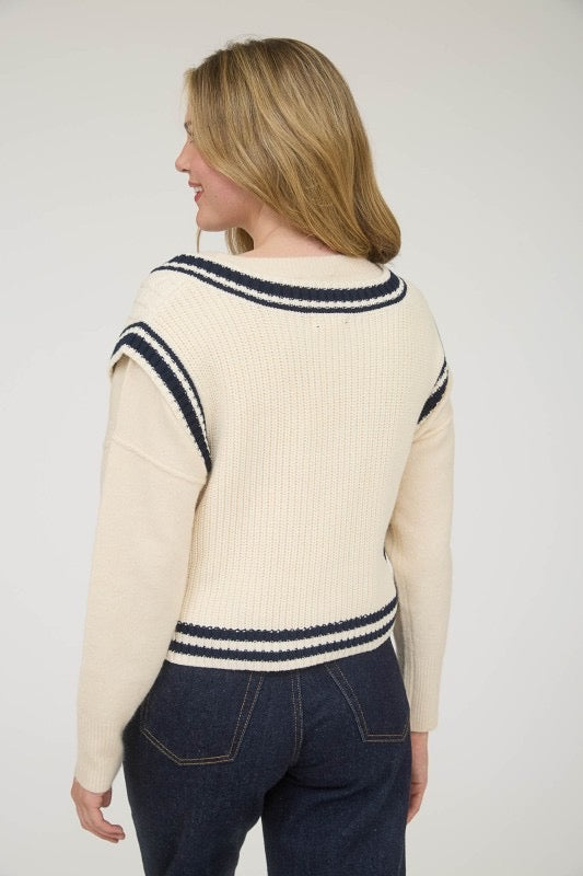 Grace Side Tie Knit Sweater (2 Colors)