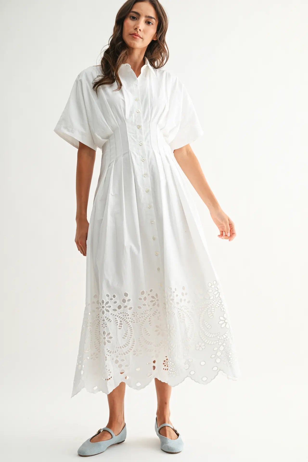 Klara Eyelet Dress