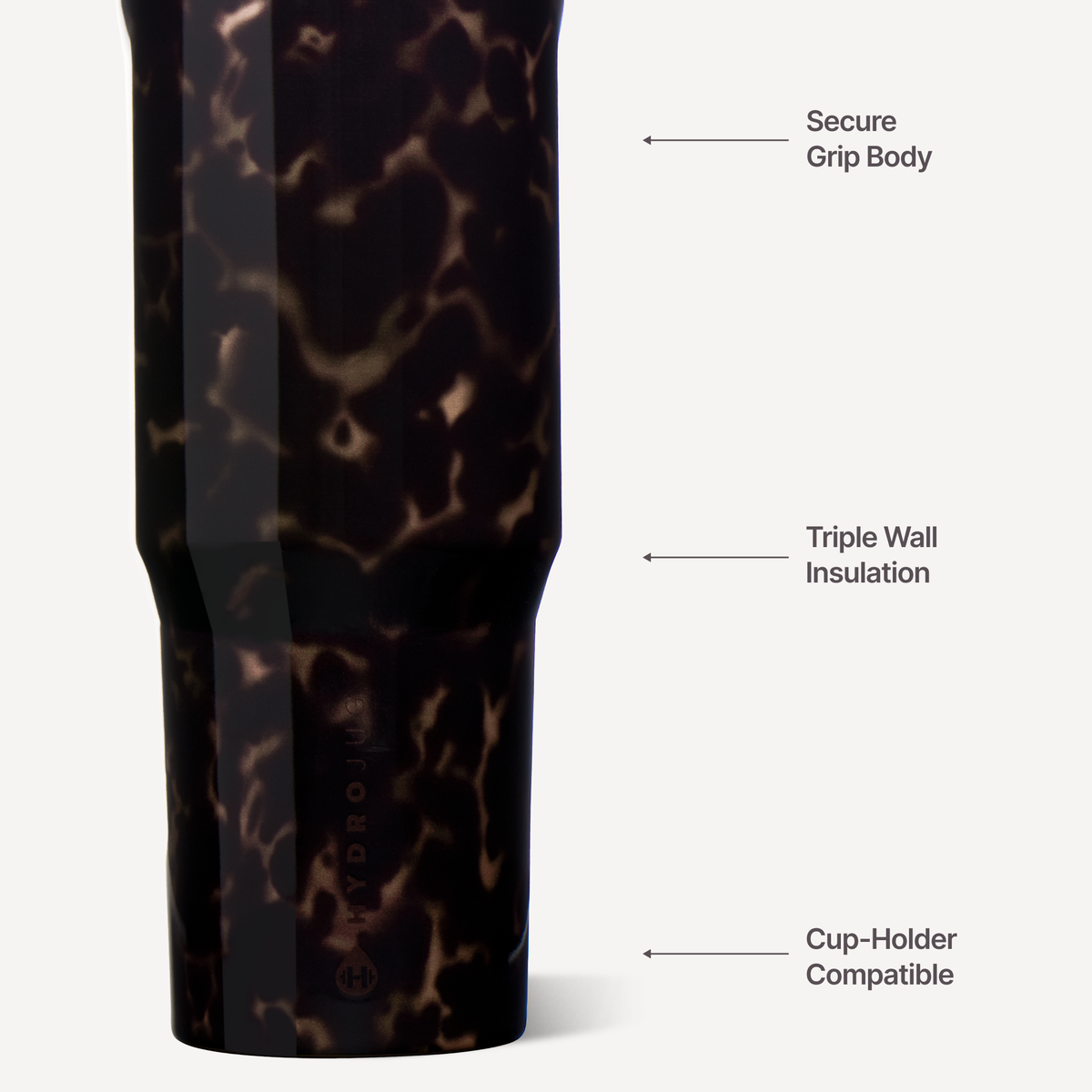 HydroJug - Mocha Tortoise 40 oz Sport Bottle