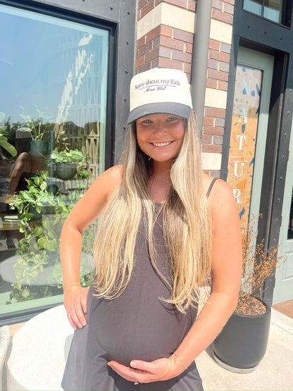 Sorry About My Kids - Vintage Trucker Hat