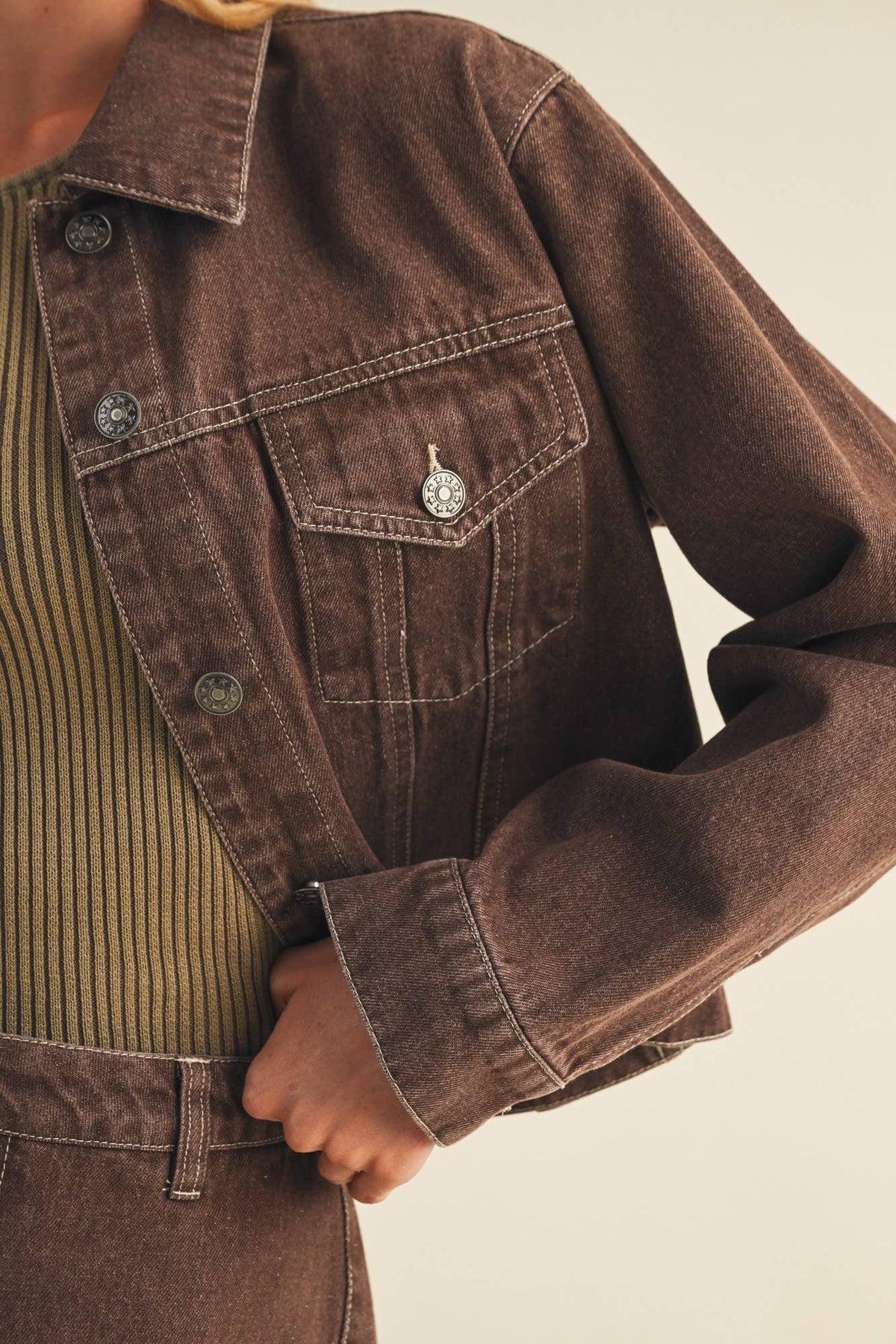 Ellison Rigid Denim Trucker Jacket