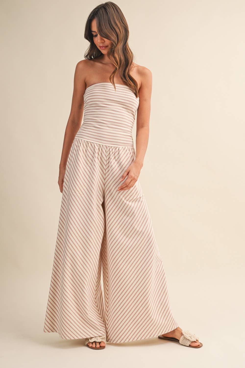 Kenzie Striped Jumpsuit*