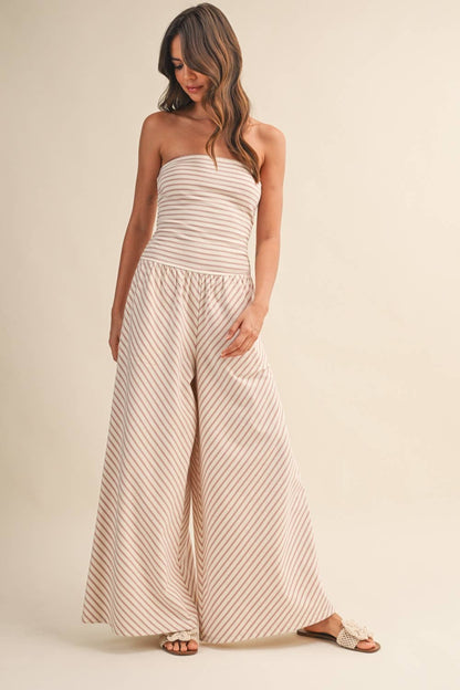 Kenzie Striped Jumpsuit*