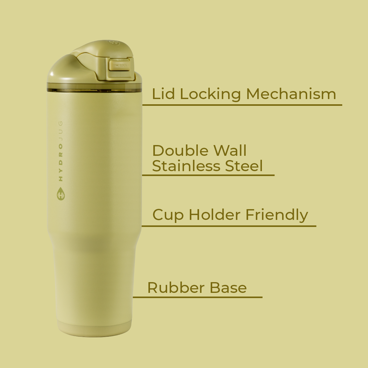 Olive HydroJug 32 oz Ease2o