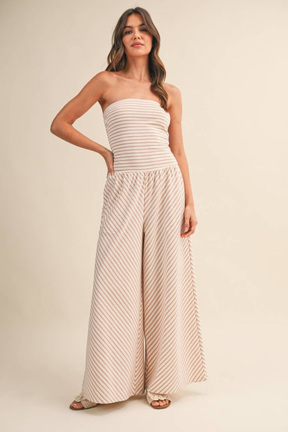 Kenzie Striped Jumpsuit*