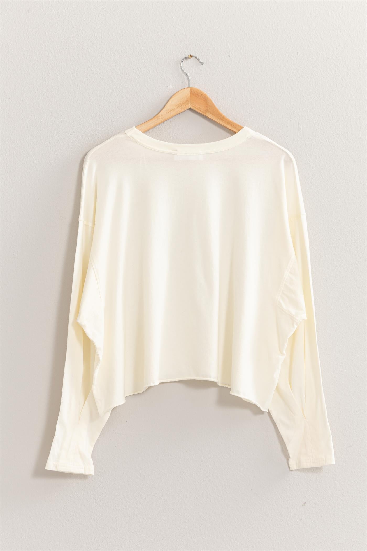 Cora Washed Long-sleeve Top