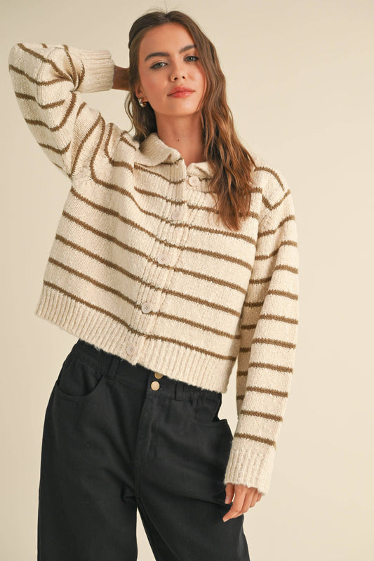 Charlie Striped Cardigan