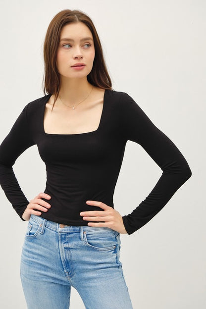 Olivia Square Neck Top