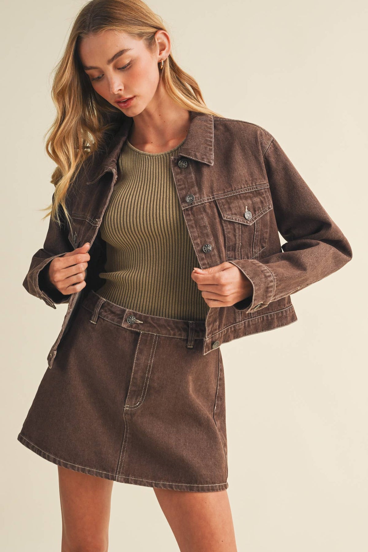 Ellison Rigid Denim Trucker Jacket