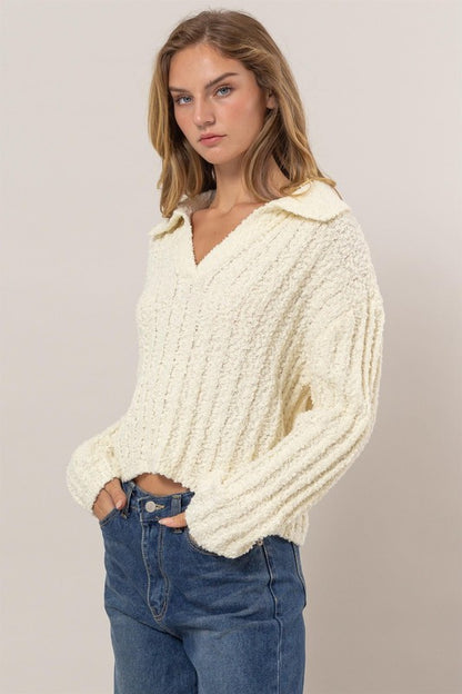 LeeAnn Collared Sweater