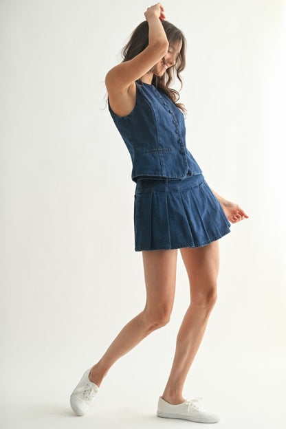 Tatia Denim Vest