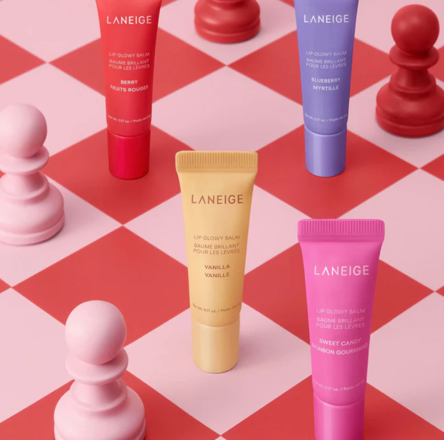 LANEIGE Mini Glowy Lip Balm 4 Piece Set