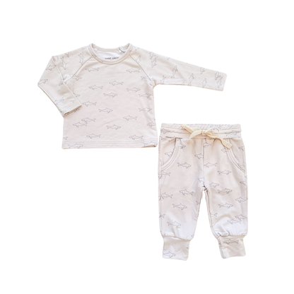 Bamboo Jogger Set - Sharks
