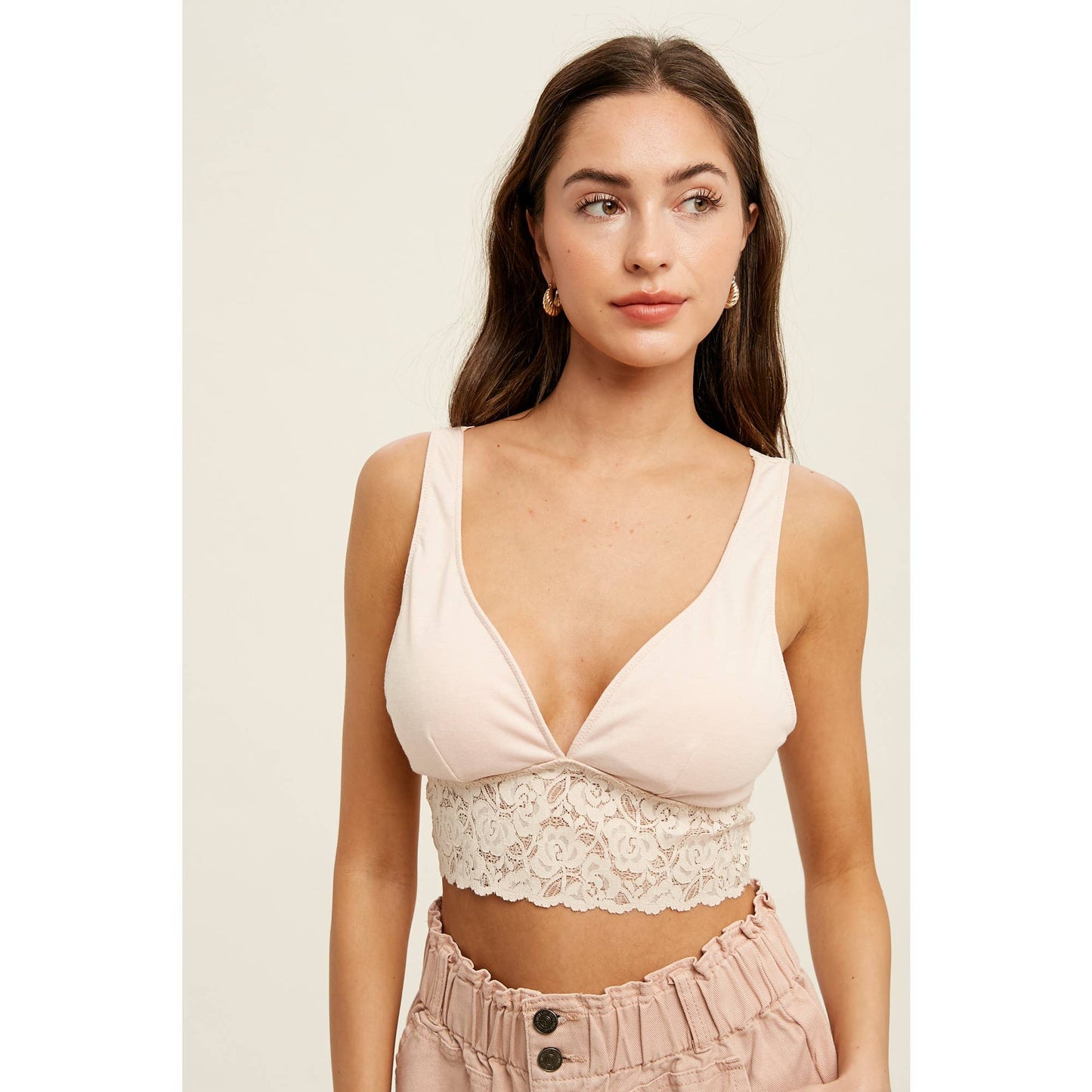 LACE TRIM BRALETTE