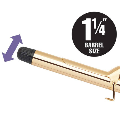 HOT TOOLS 24K GOLD EXTRA LONG CURLING IRON/WAND MAT, 1-1/4"