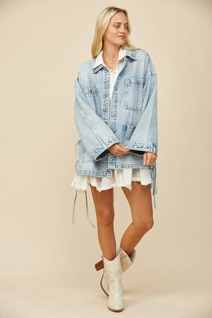 Jasmine Boho Denim Jacket
