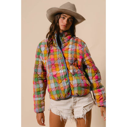 Beverly Bleached Vintage Quilted Jacket