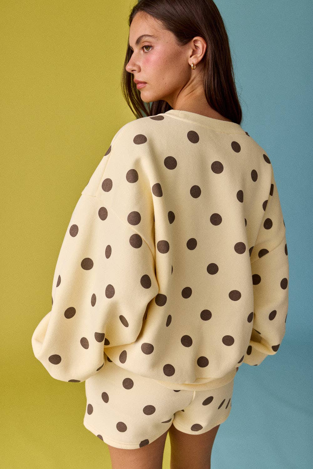 Willow Polka Dot Fleece Set