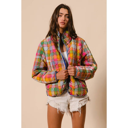 Beverly Bleached Vintage Quilted Jacket