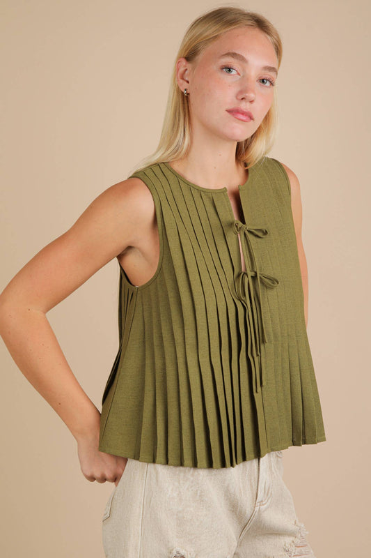 Brooke Tie Front Blouse