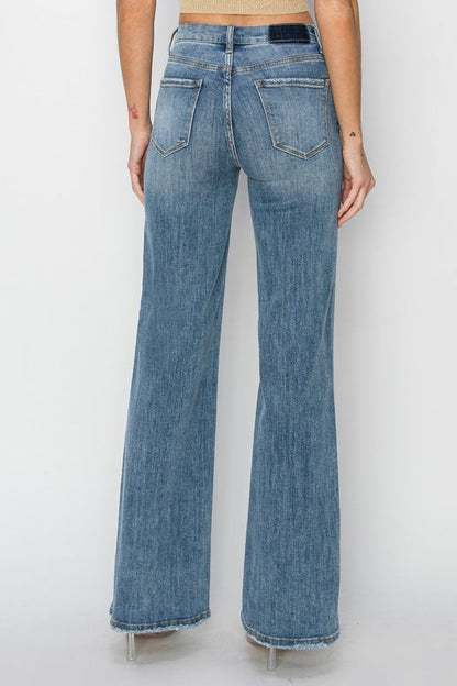 Daisy Dipped V Wide Leg Jeans (Reg $54.50)