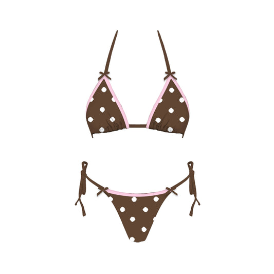 Cafe Polka Bikini Set