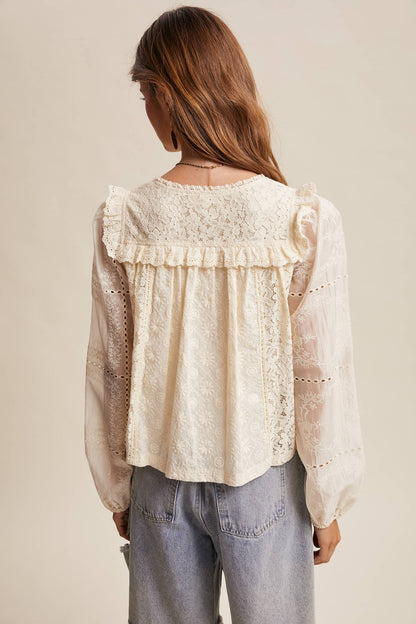 Habor Lace Blouse*