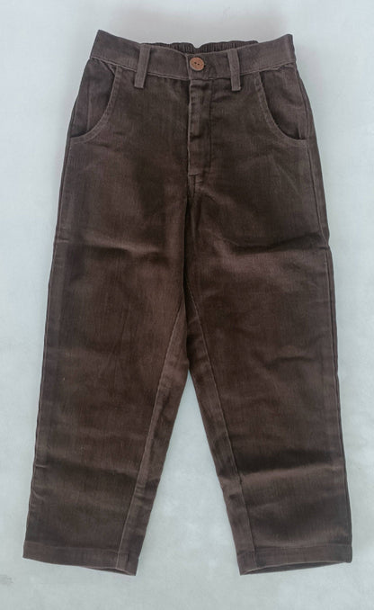 Brown Corduroy Boys Pants
