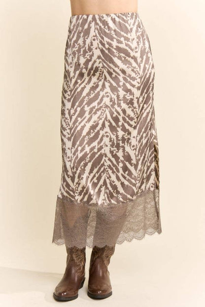 Animal Print Skirt