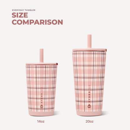 HydroJug - Pillow Talk Plaid 20 oz Everyday Tumbler