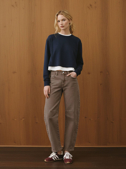 Quinn Barrel Crop Jean