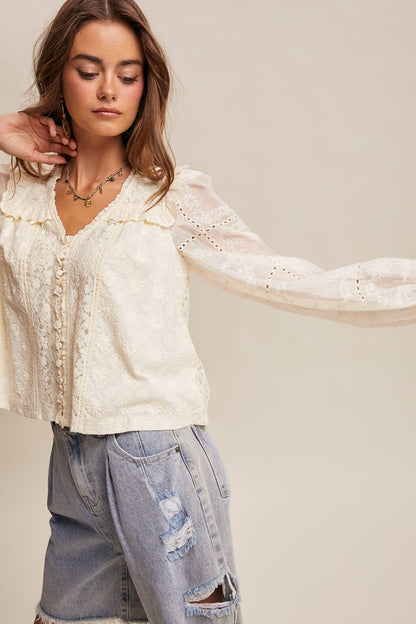 Habor Lace Blouse*