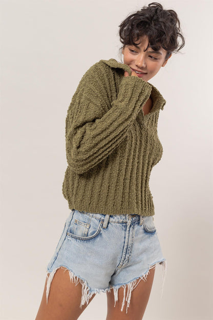 LeeAnn Collared Sweater