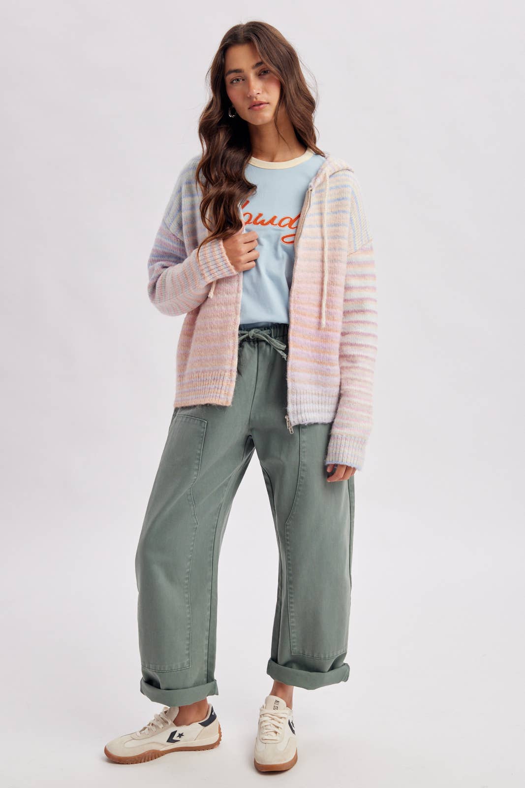 Zola Multi Stripe Hoodie