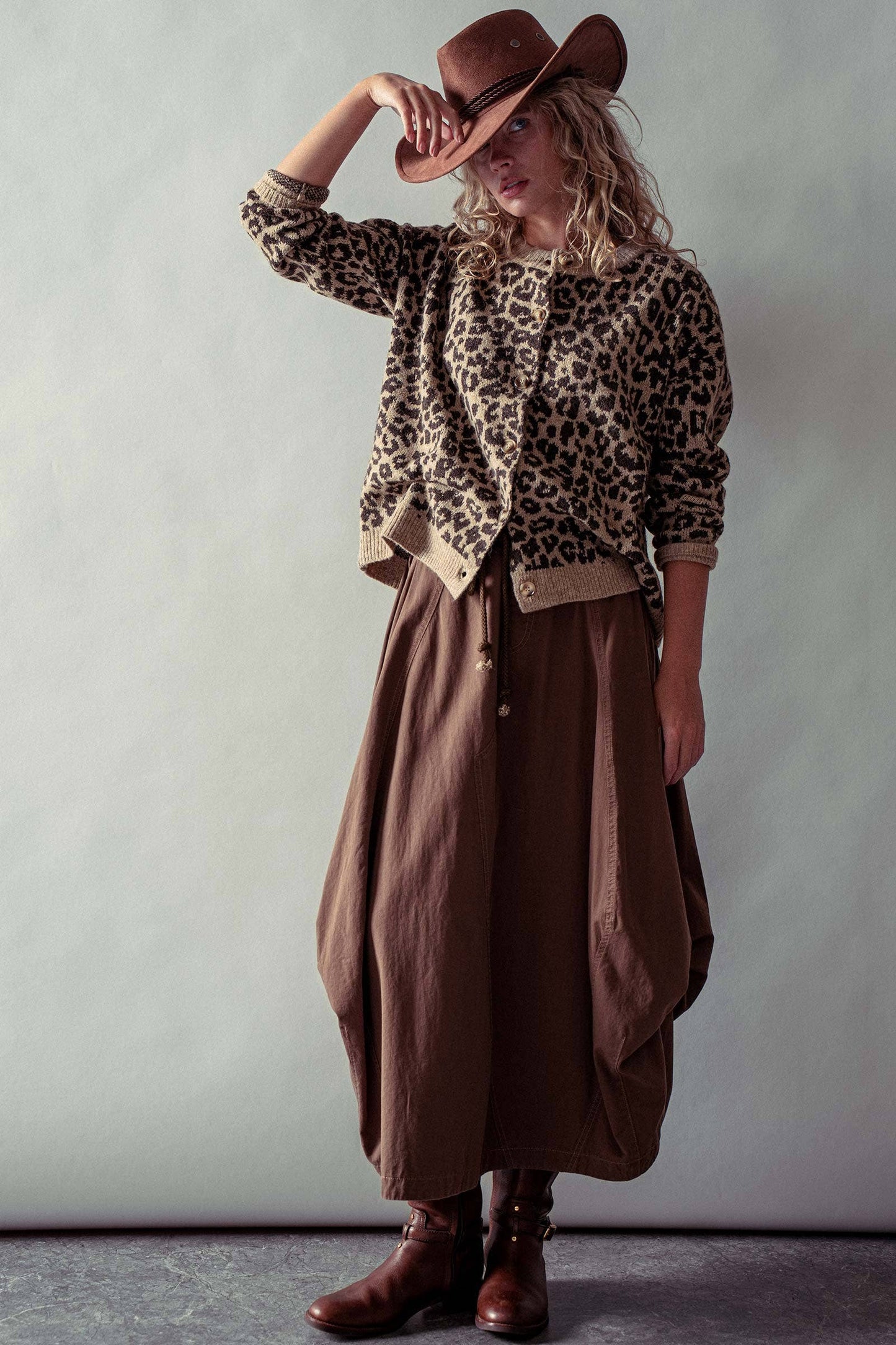 Leopard Print Cardigan