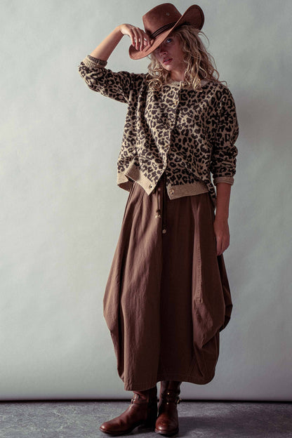 Leopard Print Cardigan