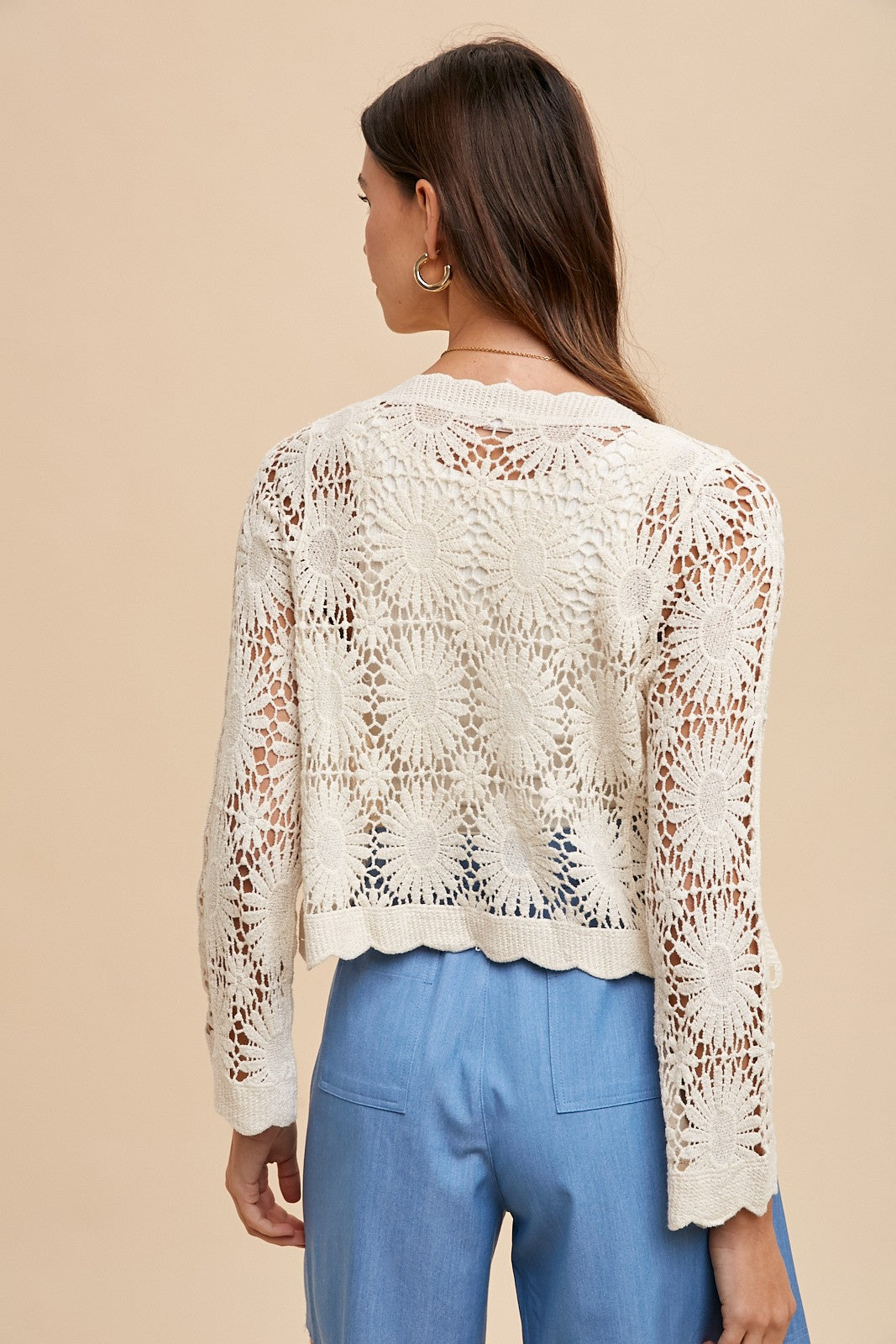 Christy Crochet Cardigan