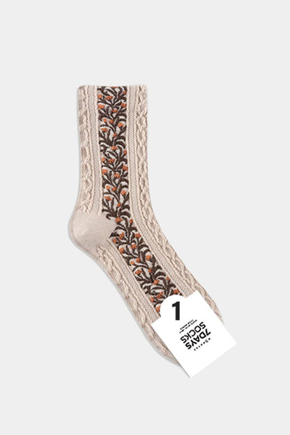 Women's Crew Earnest Flower Socks