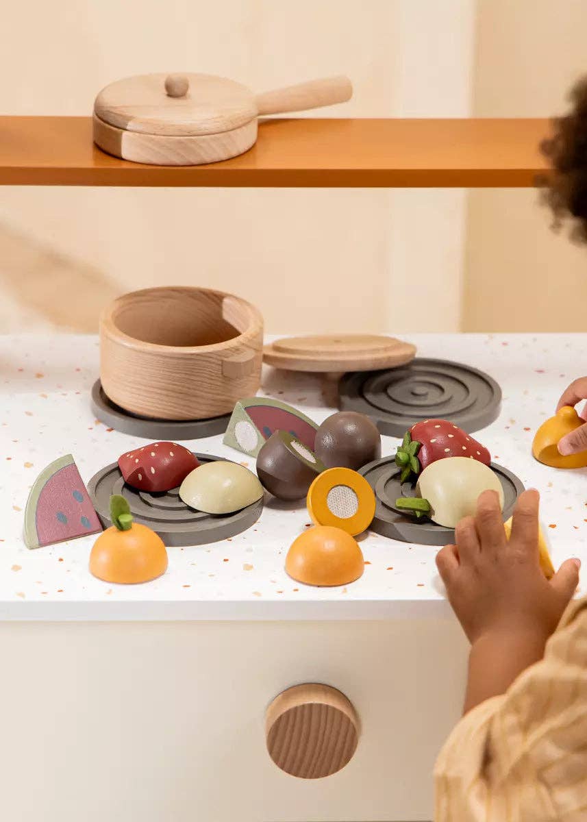 Wooden Fruits Playset