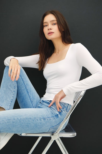 Olivia Square Neck Top